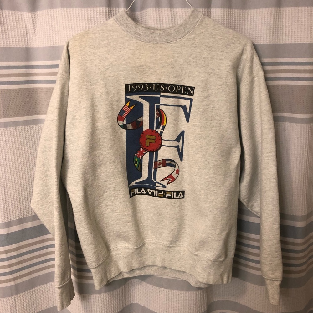 Fila Gray US Open Sweatshirt